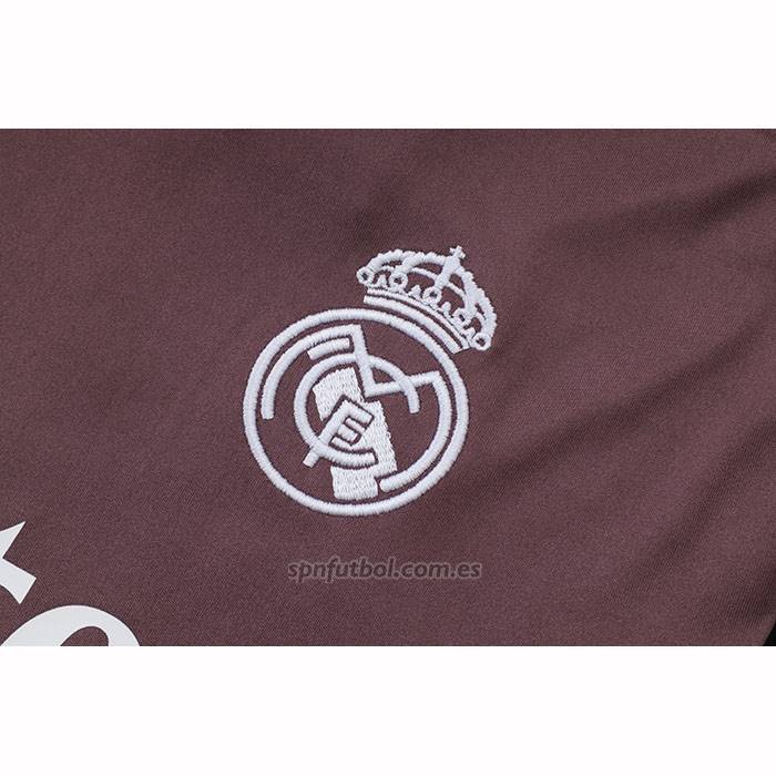 Chandal del Real Madrid Manga Corta 2025-2026 Purpura - Pantalon Corto